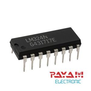 LM324N – آی‌سی چهار آمپلی‌فایر عملیاتی (Quad Op‑Amp IC) - اصلی