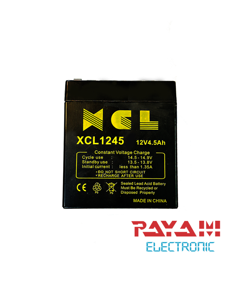 باتری سیلد اسید XCL مدل XCL1245 | 12 ولت 4.5 آمپر ساعت - تصویر 2