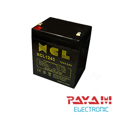 باتری سیلد اسید XCL مدل XCL1245 | 12 ولت 4.5 آمپر ساعت
