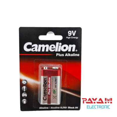 باتری کتابی ۹ ولت آلکالاین کملیون مدل Plus Alkaline 6LR61